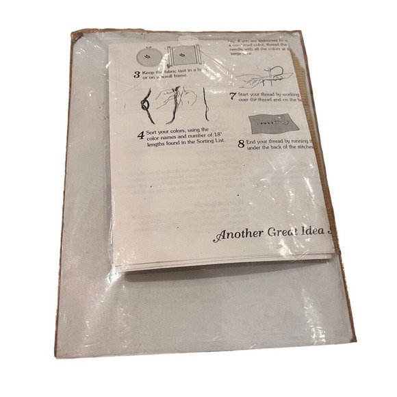 Jiffy Counted Cross Stitch 16711 "Ships Ahoy" 5x7 Vintage 2000 Made in USA- READ - Picture 2 of 2